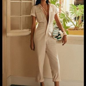 Urban Outfitters Canvas Flight Jumpsuit